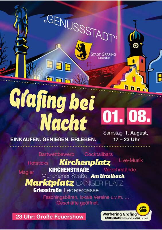 Grafing bei Nacht